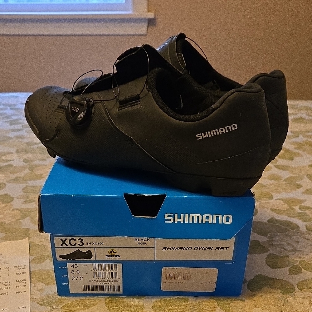 Shimano Black SPD Cycling Shoes